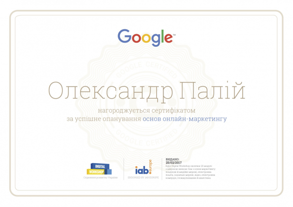 Online marketing / Alexander Paly