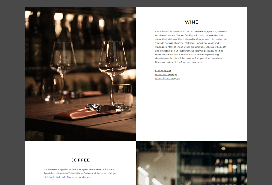 Mirali Restaurante - corporate website of the restaurant