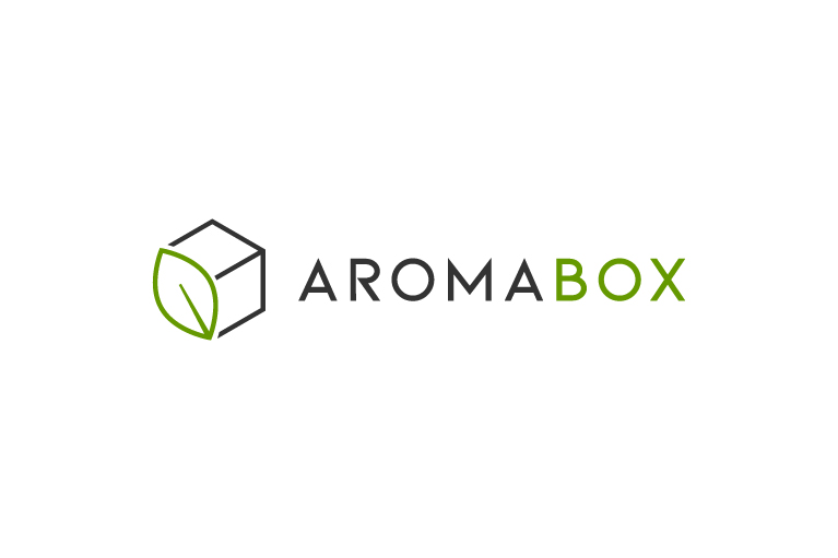Logo designed for online store AROMA BOX